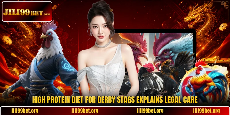 High protein diet for derby stags explains legal care