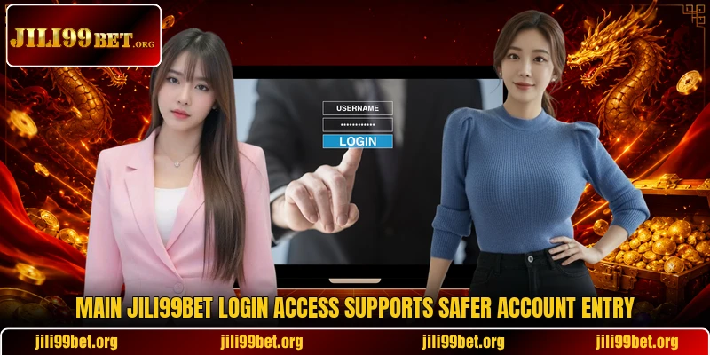 Main Jili99Bet login access supports safer account entry