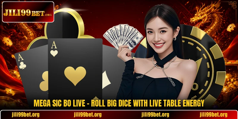 Mega Sic Bo Live - Roll Big Dice With Live Table Energy