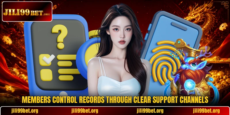 Members control records through clear support channels