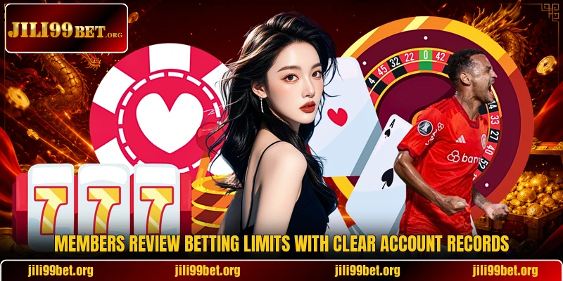Members review betting limits with clear account records