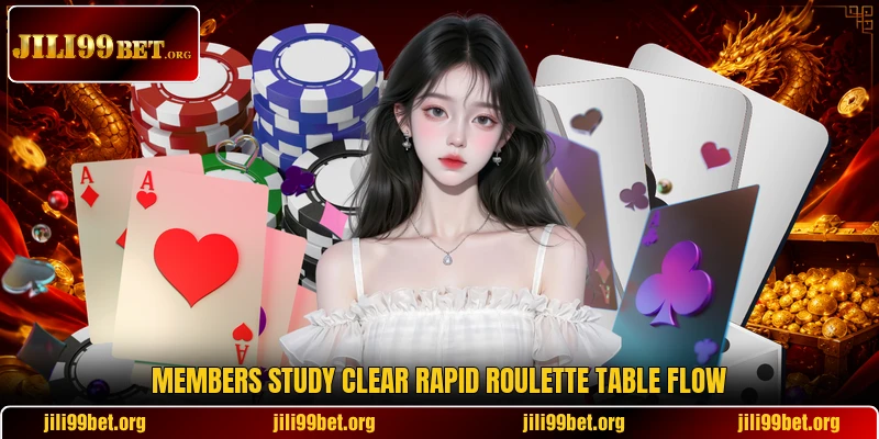 Members study clear Rapid Roulette table flow Members study clear Rapid Roulette table flow