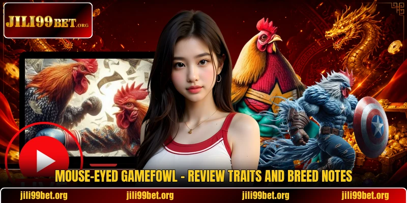 Mouse-Eyed Gamefowl - Review Traits And Breed Notes