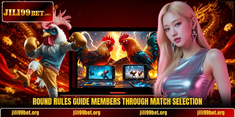 Round rules guide members through match selection Round rules guide members through match selection