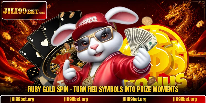 Ruby Gold Spin - Turn Red Symbols Into Prize Moments