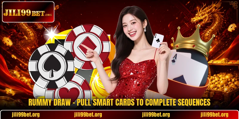 Rummy Draw - Pull Smart Cards To Complete Sequences