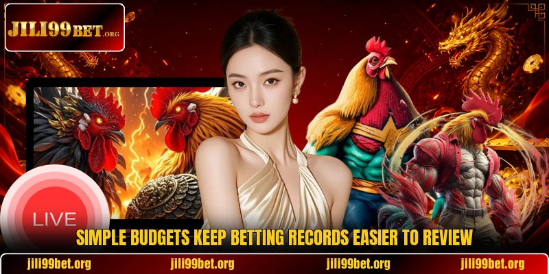 Simple budgets keep betting records easier to review