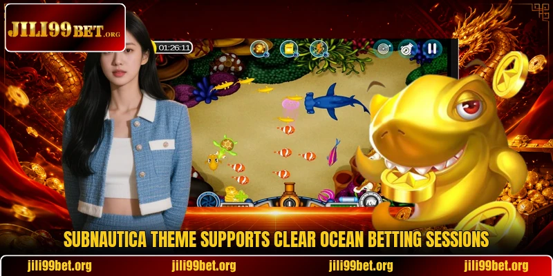 Subnautica theme supports clear ocean betting sessions